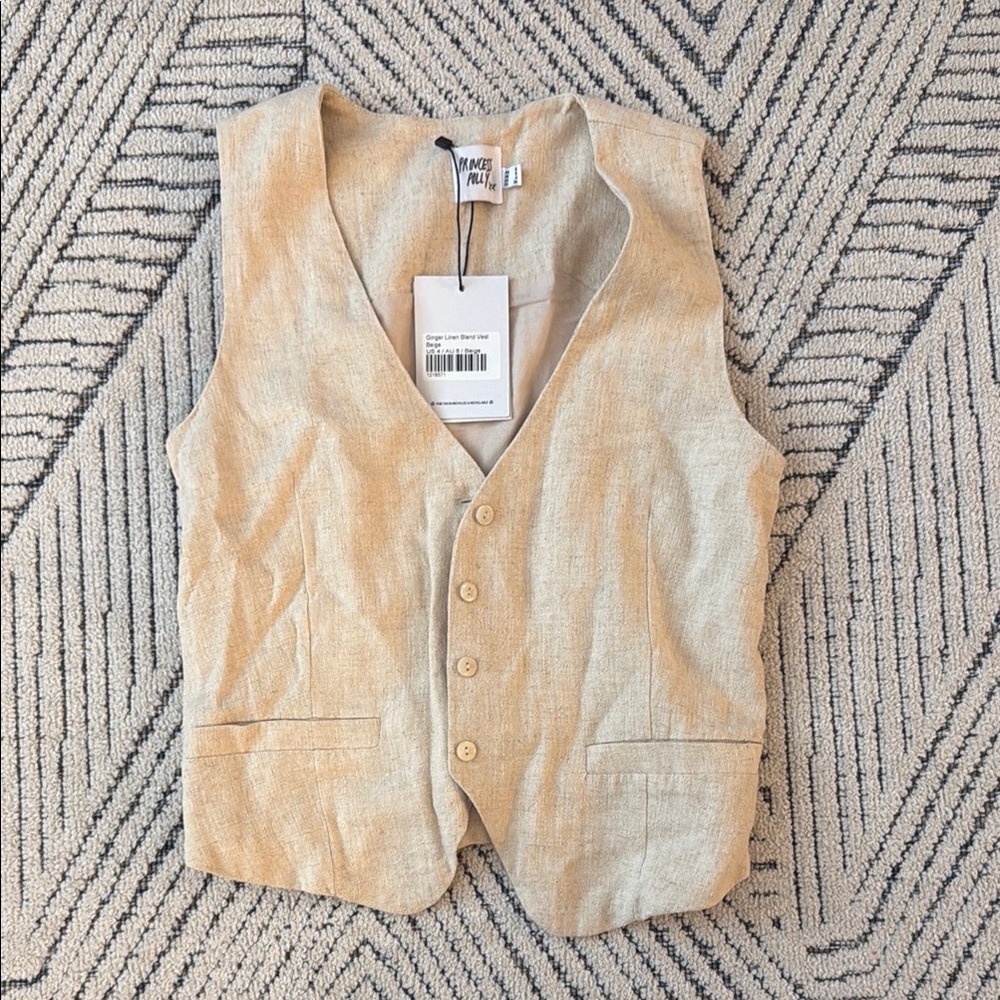 Brand New Princess Polly Linen Vest